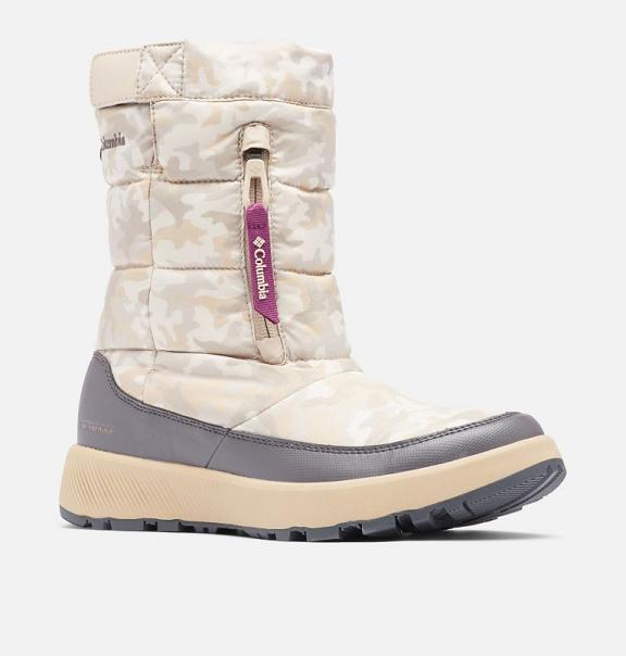 Columbia Paninaro Omni-Heat Boots Beige For Women's NZ23541 New Zealand